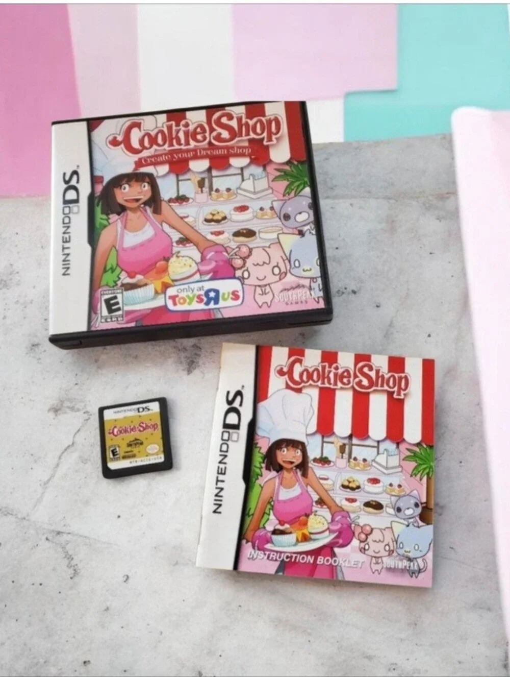 Cookie Shop: Create Your Dream Shop Nintendo DS Video Game  *TESTED*